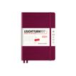 4004117630514-Leuchtturm1917 - Agenda planificateur - 1 semaine sur 2 pages - 14,5 x 21 cm - bordeaux-P_405155551_1-0