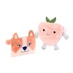 3135258473805-Pochette plate Fluffy Friends Happiness - 1 compartiment - 2 modèles disponibles - Viquel-P_405156761_1-0