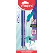 3154148535003-Maped Kidy'Learn - Blister de 2 Crayons graphite Blackpep's triangulaire HB - embout gomme + 1 guide d-P_405157975_2-0