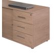 3253310489547-Option 2 tiroirs plats pour console Steely - imitation chêne clair-P_405159728_1-0