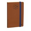 Agenda à élastique Everest Horizontal 16 mois - 1 semaine sur 2 pages - 10 x 15 cm - noisette - Quo Vadis