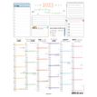 3664447167909-Calendrier Bullet - 6 mois par face - 32 x 42 cm - Oberthur-P_405161964_2-1