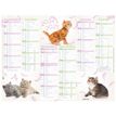 3664447165165-Calendrier Chaton - 6 mois par face - 32 x 42 cm - Oberthur-P_405161978_1-0