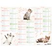 3664447165165-Calendrier Chaton - 6 mois par face - 32 x 42 cm - Oberthur-P_405161978_2-1