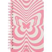 3664447168890-Agenda à spirale Groovy - 1 semaine sur 2 pages - 10 x 15 cm - papillon - Oberthur-P_405162181_1-0
