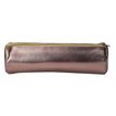 Trousse ronde School Metallic - 1 compartiment - rose métal - Carpentras