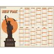 3592930023909-Calendrier Ados - 12 mois sur une face et verbes irréguliers au verso - 32 x 42 cm - Bouc-P_405162588_1-0