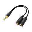 3701090605119-Wave Concept - Câble audio jack 3,5 male vers double jack 3,5 femelle-P_405163088_2-0