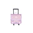 3661507024288-Cartable à roulettes KIP Prairie Fleurs - 2 compartiments - rose parme - Kid'Abord-P_405163692_1-0