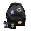 3666311018607-Sac à dos 1 compartiment + trousse à personnaliser avec 5 patchs autocollants - garçon -P_405163955_1-0