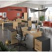 3483601225626-Caisson bout de bureau JAZZ+ - Profondeur 80 cm - 3 tiroirs - chêne du bocage-P_405165115_2-1