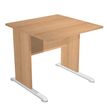 7331920000317-Bureau droit Trend - L80 - Pieds bois - plateau imitation hêtre-P_405165571_1-0