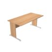 7331920000522-Bureau droit Trend - L160 - Pieds bois - plateau imitation hêtre-P_405165592_1-0