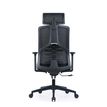3700339992577-Fauteuil SYLVESTER - accoudoirs réglables - appui-tête intégré - noir-P_405167164_4-3