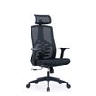 3700339992577-Fauteuil SYLVESTER - accoudoirs réglables - appui-tête intégré - noir-P_405167164_5-4