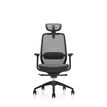3700339994045-Fauteuil de bureau ZEBULON - accoudoirs réglables - appuie-tête réglable - noir-P_405167165_3-2