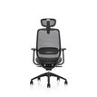 3700339994045-Fauteuil de bureau ZEBULON - accoudoirs réglables - appuie-tête réglable - noir-P_405167165_4-3