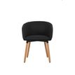 3760185021883-Fauteuil ARCO - 4 pieds bois - noir--2