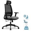 3760185024570-Fauteuil de bureau OPEN - accoudoirs réglables - appuie-tête réglable - gris-P_405181446_1-0