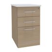 3253310186101-Caisson HT bureau - steely/stelly manager - Profondeur 60 cm - chene - top blanc perle -P_405185139_1-0