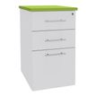 3253310197404-Caisson HT bureau - steely/stelly manager - Profondeur 60 cm - blanc perle - top vert-P_405185150_1-0