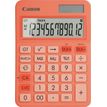 Calculatrice de bureau Canon LS-125KB - 12 chiffres - alimentation batterie et solaire - orange