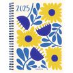 3664447208657-Agenda Flores - 1 semaine sur 2 pages - 15,5 x 21,5 cm - bleu - Oberthur-P_405186295_1-0