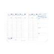 3371010509829-Quo Vadis Toscana Trip - Agenda - 2025 - semainier - mini - 90 x 125 mm - portrait - papier blanc - couleur unique - couverture rouge briq--1
