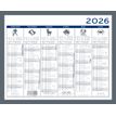 3147281600295-Calendrier Lecas 2 Couleurs 26,5x21 cm 1 Année Sur 2 Faces  Hamelin--0