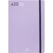 3664447205922-Agenda Flex - 1 semaine sur 2 pages - 17 x 24,5 cm - lilas - Oberthur--0