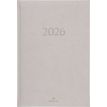 3664447206134-Agenda London - 1 semaine sur 2 pages - 17 x 24,5 cm - beige - Oberthur--0