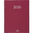 3664447208428-Agenda spiralé Galway - 1 semaine sur 2 pages - 22 x 28 cm - anthracite - Oberthur--0
