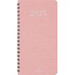 3664447208473-Agenda de poche spiralé Galway - 1 semaine sur 2 pages - 9,5 x 17 cm - rose - Oberthur-P_405188526_1-0