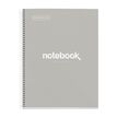 8422593467183-Notebook Emotions, couverture rigide, A4, lignes horizontales 7 mm, 80 feuilles de 1 couleur, Miquelriu--0