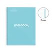 8422593486078-Notebook Emotions, couverture rigide,  A4, lignes horizontales 7 mm, 80 feuilles de 1 couleur, Miquelri--1