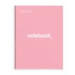 8422593488249-Notebook Emotions, couverture rigide, A4, lignes horizontales 7 mm, 80 feuilles de 1 couleur, Miquelriu--0