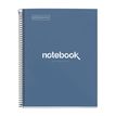 8422593485521-Notebook Emotions, couverture rigide, A4 lignes horizontales 7 mm, 120 feuilles de 5 couleurs, Miquelri--0