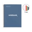 8422593485521-Notebook Emotions, couverture rigide, A4 lignes horizontales 7 mm, 120 feuilles de 5 couleurs, Miquelri--1