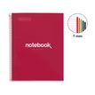 8422593485552-Notebook Emotions, couverture rigide, A4 lignes horizontales 7 mm, 120 feuilles de 5 couleurs, Miquelri--1