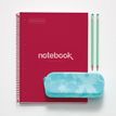 8422593485552-Notebook Emotions, couverture rigide, A4 lignes horizontales 7 mm, 120 feuilles de 5 couleurs, Miquelri--2