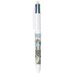 3086123758810-BIC Stylo à Bille 4 Couleurs Original à Pointe Moyenne Rétractable (1,00 mm) - Décors Thématique Br-P_405189042_1-0