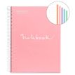 8422593485651-Notebook Emotions, couverture rigide, A4 lignes horizontales 7 mm, 120 feuilles de 5 coule-P_405189270_2-1