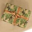 5404019381375-Rouleau papier cadeau kraft 0,7 x 50 m 65g imprimé tropical - Viquel-P_405221360_3-2