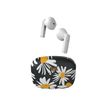 0404052234855-T'nB Exclusiv JAPAN - Écouteurs sans fil avec micro - intra-auriculaire - marguerite-P_405223485_1-0