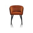 3253310543591-Burocean Ema - Chaise - accoudoirs - velvet polypropylene - terre cuite-P_405224217_1-0