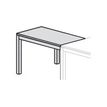 8427951210784-Rocada Executive - Bureau de retour - rectangulaire - chêne - aluminium base-P_405224640_1-0