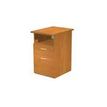 Caisson mobile Trend - L41,8xP52xH59,5 cm - monté - 2 tiroirs dont 1 DS - imitation hêtre