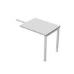 0404052258240-Retour direct pour Bureau Trend pieds métal arche - L140 - plateau gris-P_405225824_1-0