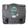 3663842009173-Cartable 41 cm Space Invader- 2 compartiments- gris- Pol Fox-P_405226007_1-0