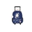 Sac à dos à roulettes HARRY POTTER HEDWIG-2 compartiments- bleu- Kid'Abord